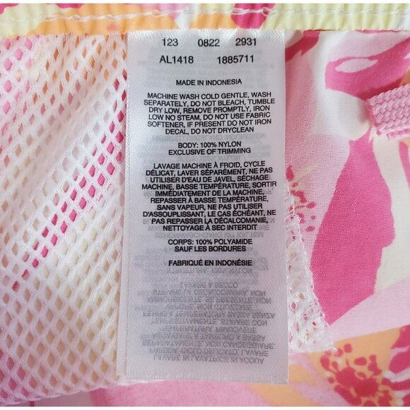New Columbia Shorts Tropical Floral Pink Yellow Orange Womens 2X XXL Hawaiian - Picture 14 of 15